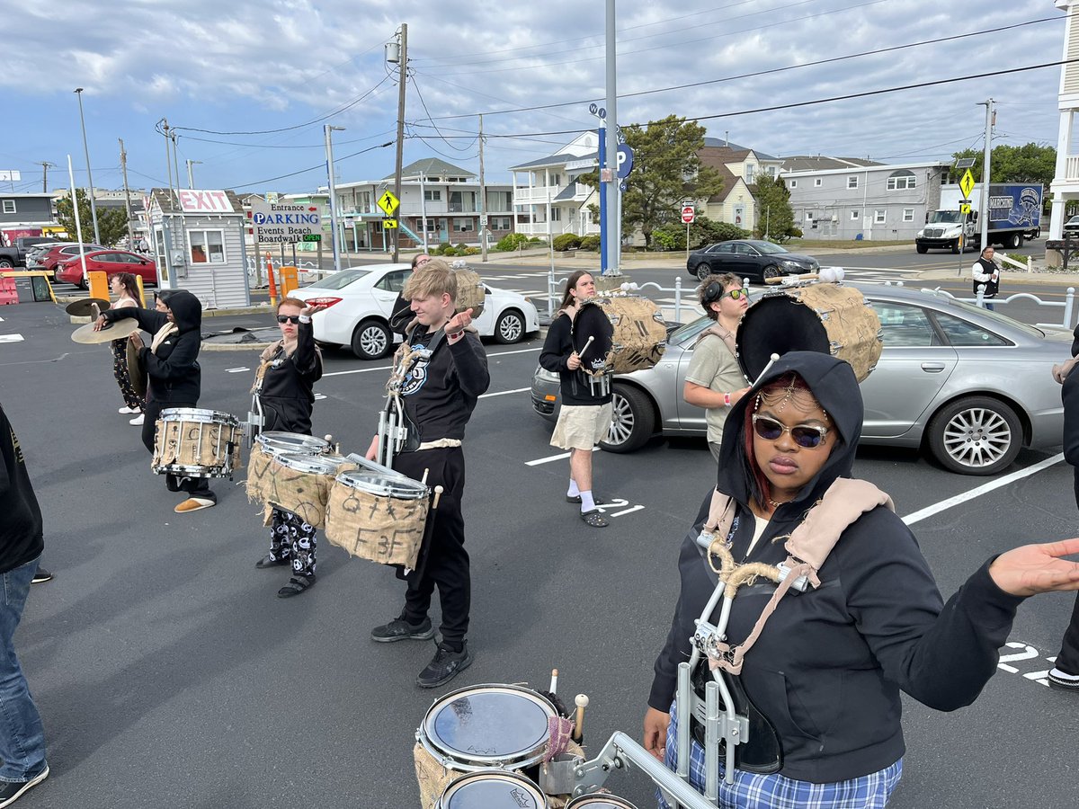GJSDMusic's tweet photo. Good morning from Wildwood!  GJHS percussion performs this morning in prelims at 11:07 AM - results posted soon after. #carvedinstone @GJSDnews https://t.co/ifVYlwPwln