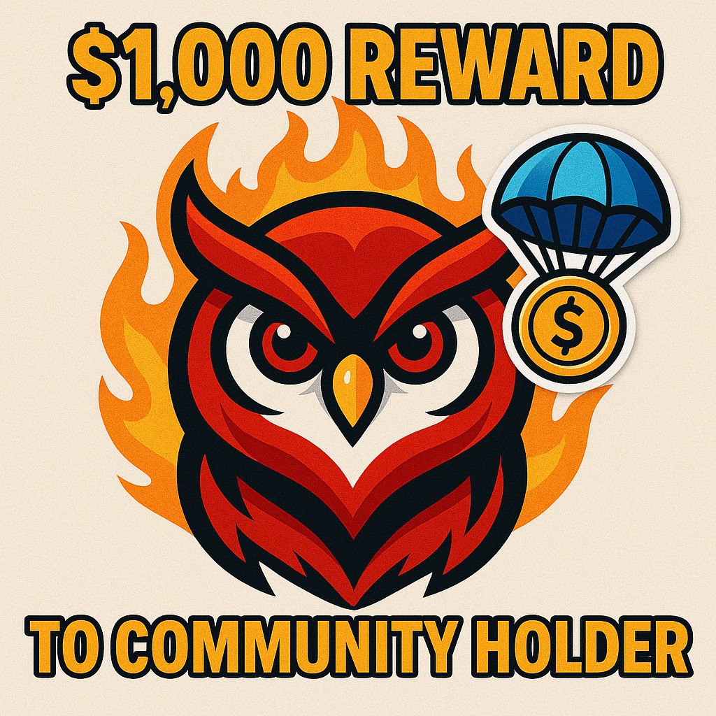 🚀 Airdrop: Moocca Giveaway
💰 Value: $1000 Prize Pool
🏆 Winners: 5 Winners
📋 Contract: Solana, CoinMarketCap
📅 End Date: 13th May, 2025
🏦 Distribution Date: TBA

Go to the Airdrop Page
gleam.io/6onCS/moocca-h…

📃 Information 
Moocca (MOCA)is an Owlet Ai Agent Meme-Coin