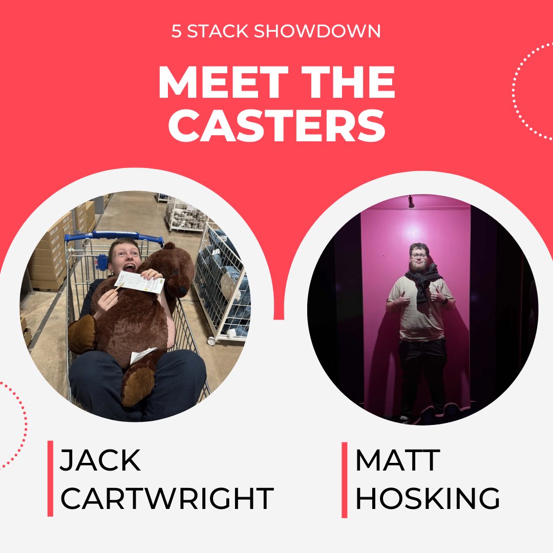 5 STACK SHOWDOWN FINAL PENDING….

Don’t forget to tune in 🎮
#5stackshowdown