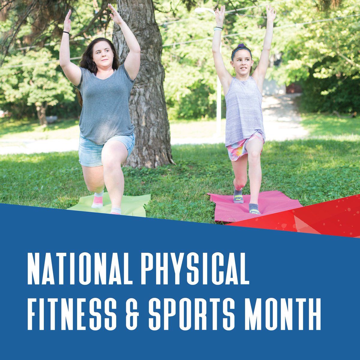 May is National Physical Fitness and Sports Month! This month, we’re celebrating the power of sports and play to bring mentors and young people together. Need ideas to get started?

 Check out our resources at bit.ly/3fLxrDL 

#MentoringAmplifies #MoveInMay #MoveYourWay