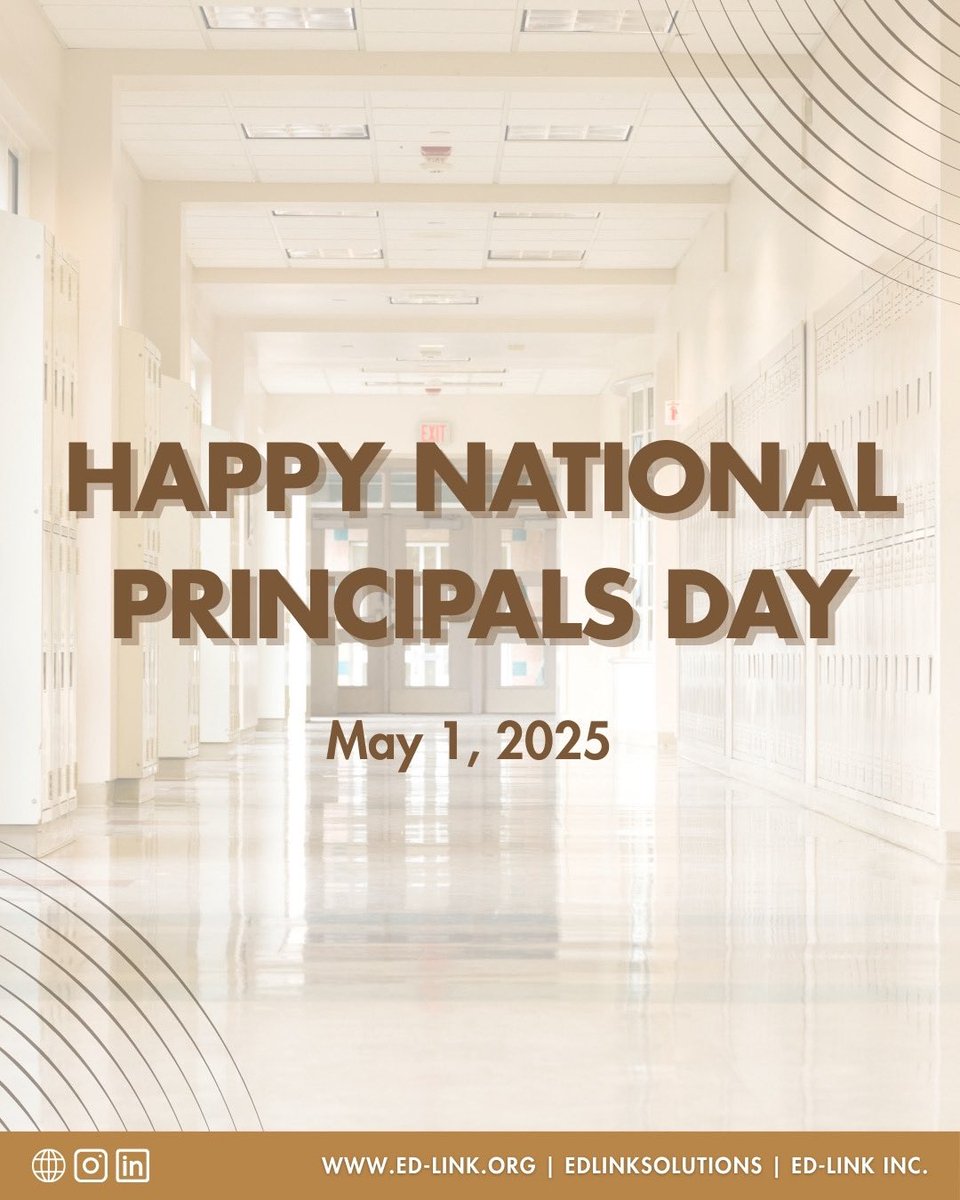 Every great school starts with strong leadership. 💼

Today, we honor the principals who show up, lead with heart, and create spaces where students and staff can thrive. 📊

#EdLeaders #EdLink #PrincipalsDay #EdLeadership #SchoolLeaders #Appreciation