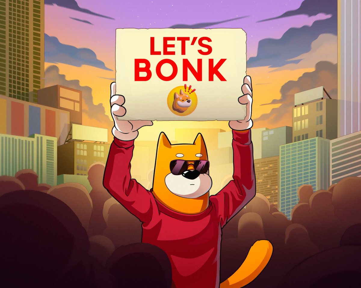 $BONK is closing in on 1,000,000 Solana onchain holders❗❗❗

To celebrate, a burn of 1,000,000,000,000 $BONK tokens will take place when the milestone is achieved, as a part of the community driven Reduce Supply initiative. 🔥

To spread the word, use #LetsBONK in every post on