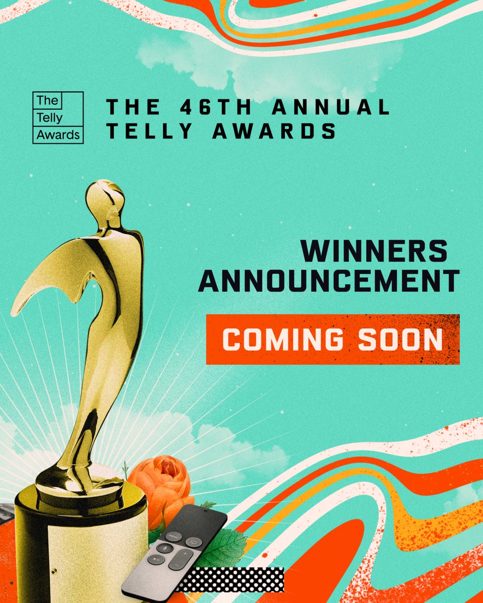 🚨⏳ Season 46 Winners Announcement is just around the corner!

Each year we’re proud to celebrate the work shaping the future of television and video.

Set your reminder, follow us and turn on notifications. You won’t want to miss the reveal!