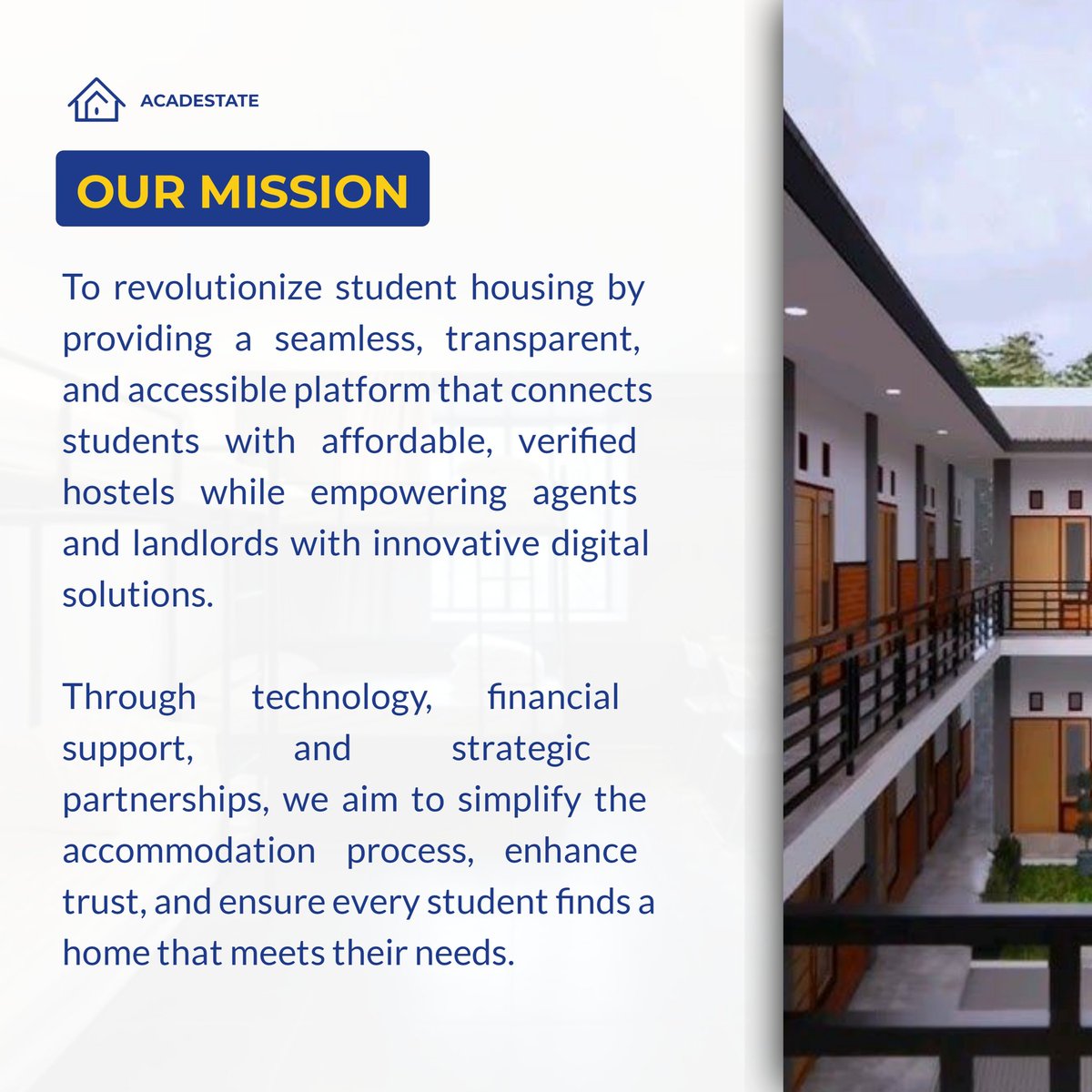 AcadEstate's tweet photo. ACADESTATE MISSION!!! https://t.co/6K1WvhmQpO