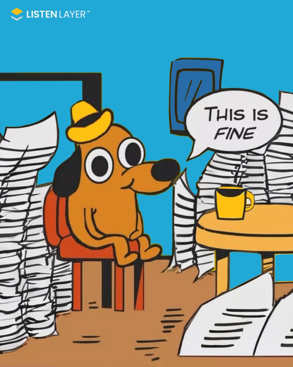 listenlayer's tweet image. "When you let sales and marketing data live in separate silos for too long..."
 "When will we ever learn?! 🐶"