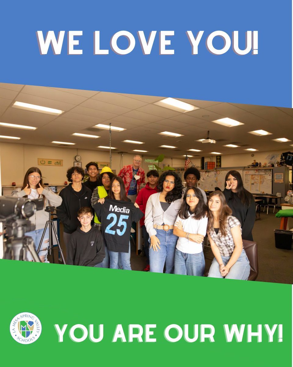 We love you! YOU are our Why.
#lmsvheart