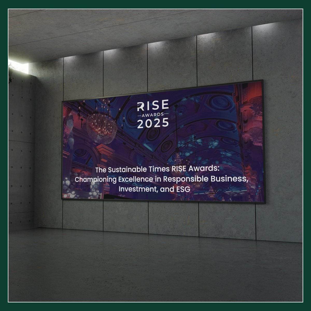 🌱 Driving sustainable change? 
Enter the Sustainable Times RISE Awards on AwardStage! 
➡️ riseawards2025.awardstage.com #SustainableBusiness #RISEAwards #Sustainability