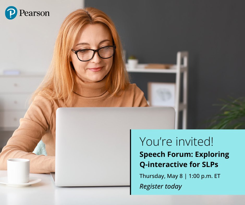 PearsonAssessUS's tweet image. #SpeechLanguagePathologists - Join our upcoming Speech Forum to explore how to use Q-interactive, our iPad-based testing system, to administer, score, and report on Pearson&apos;s speech assessments.

Register today: spr.ly/60112xE17

#SLP #DigitalAssessments