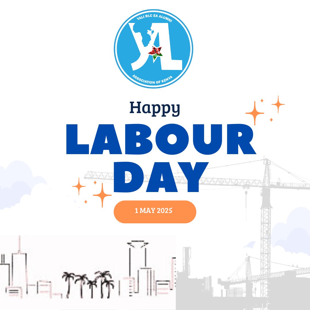 Happy Labour Day!
As YALI alumni, this is our moment to come together as we celebrate the hardworking spirit of Kenyans, the people who keep our country moving forward every day.
We're calling on you to register as a bonafide member of #YALIAssociationKe. shorturl.at/vhisU