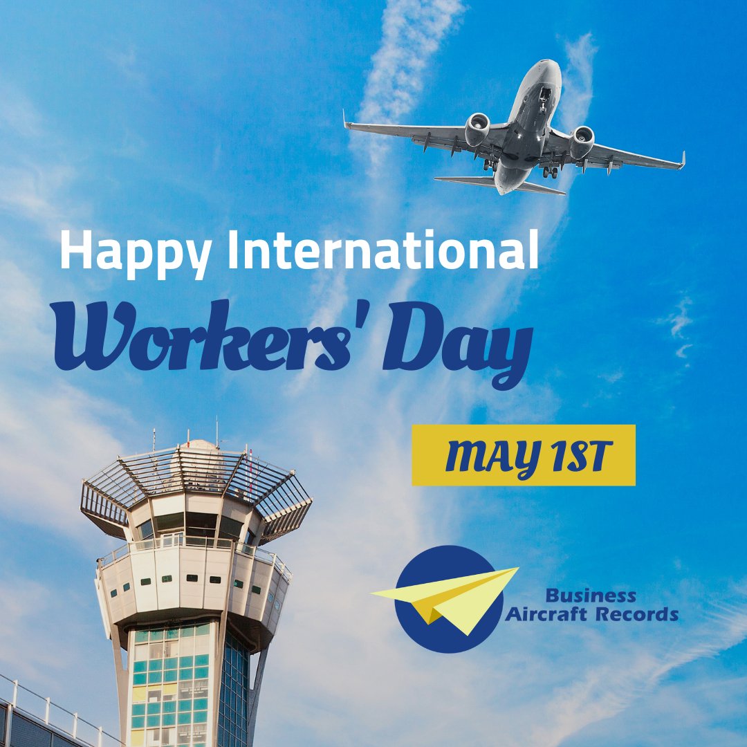 AircraftRecords's tweet photo. Aviation and aerospace have come so far because of dedicated workerspushing the limits of innovation. 🚀✨ Today, we celebrate the minds behind the future of flight!

#InnovationInFlight #InternationalWorkersDay #BusinessAircraftRecords https://t.co/SN7vKeRcEA