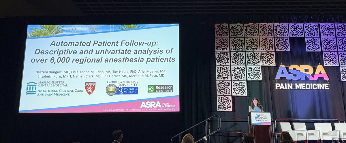 alexbstone's tweet photo. Huge congratulations to @BrittaniBungart on her @ASRA_Society resident travel award. #ASRASPRING25 @MGHanesthesia changing the way we follow up on blocks https://t.co/1ByDOqaF4M