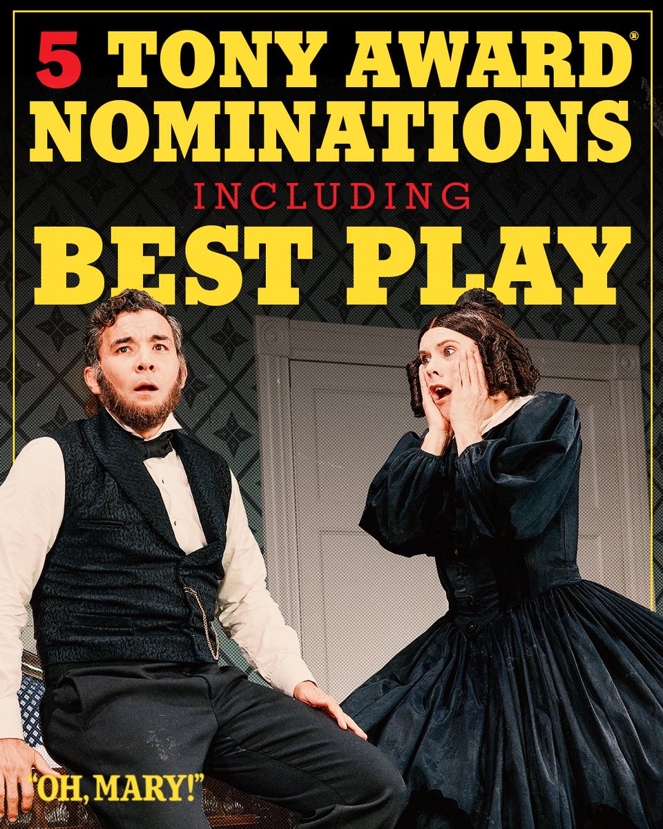 ohmaryplay's tweet image. OH, TONYS! ⭐️ Congratulations to Cole Escola (Best Play & Best Leading Actor), Sam Pinkleton (Best Direction), Conrad Ricamora (Best Featured Actor), and Holly Pierson (Best Costumes).
