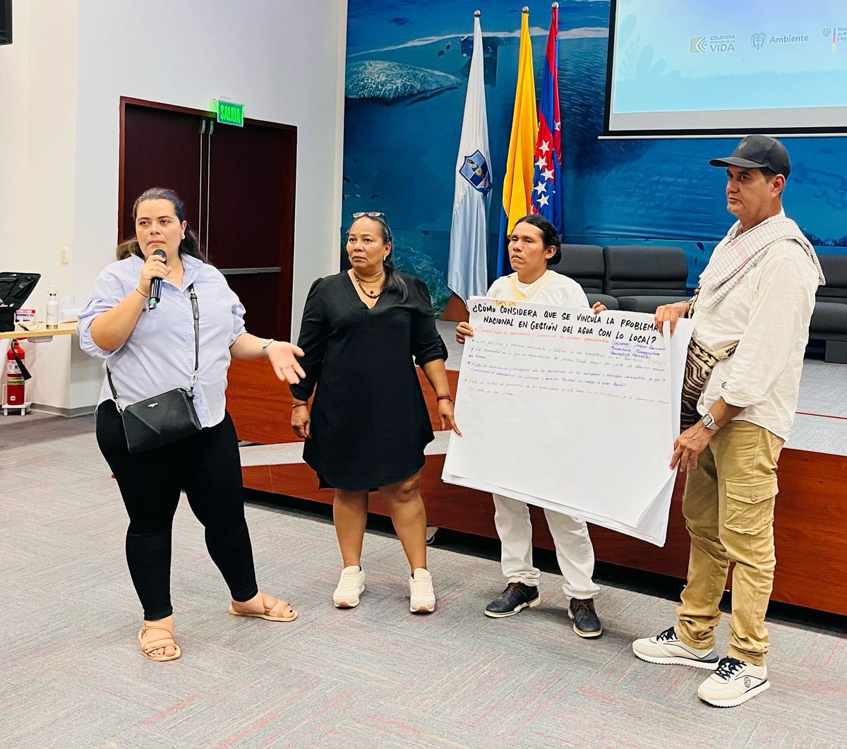 FAO_Colombia's tweet photo. El proyecto #AguaVidaYGobernanza #ScaleWat socializó sus primeros hallazgos sobre conflictos, usos y acuerdos al rededor del agua🌊, con las comunidades e instituciones de las cuencas de los ríos Frío y Sevilla, con el objetivo de validar los resultados alcanzados. https://t.co/iILwCFtcrz