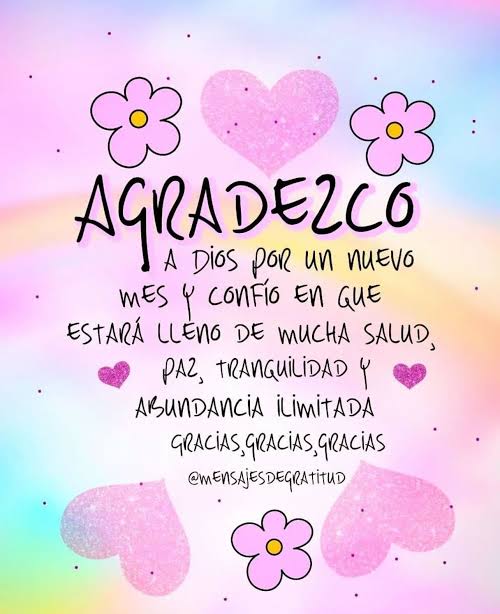 Bienvenido mes de Mayo. ✨️🙌🩷