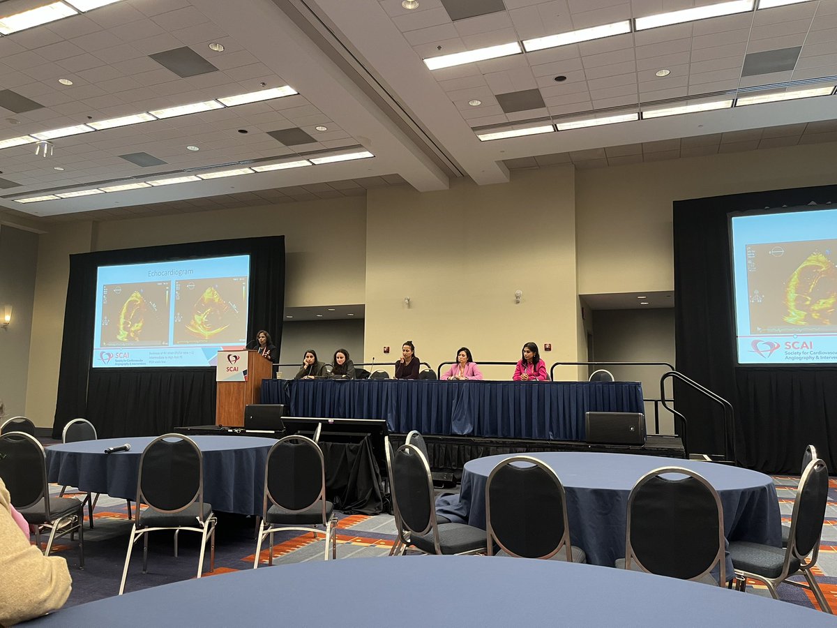 Expert debate at #SCAI2025 on intermediate-high risk PE: EKOS vs. mechanical thrombectomy. No clear winner yet—but both approaches offer important contributions to acute PE management. <a href="/SCAI/">SCAI</a> #SCAIWIN  #Cardiology  #WIC #ACCWIC  #AGHCVI <a href="/AHNCVFellows/">AHN Cardiology Fellowships</a>