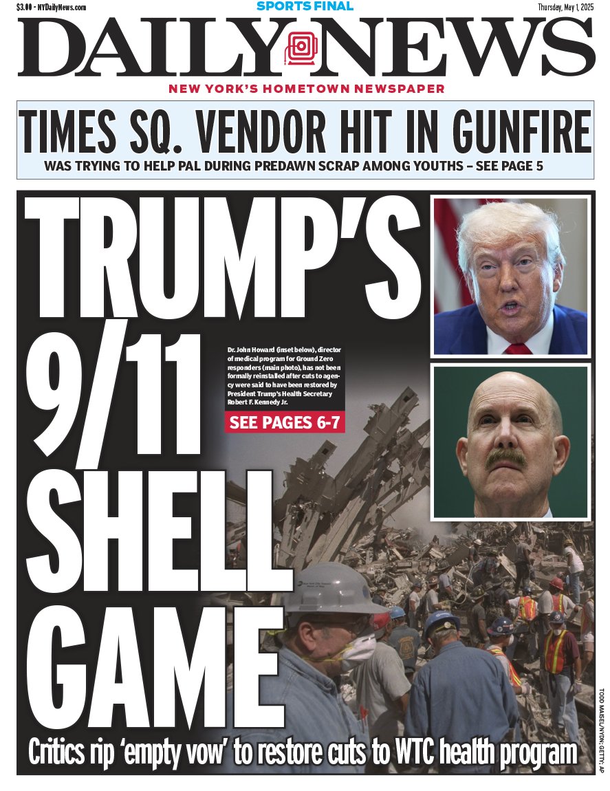 Renew911health's tweet image. Dr Howard needs to be reinstated as the @WTCHealthPrgm Administrator and all the staff restored as well. #renew911health  renew911health.org/press-statemen…