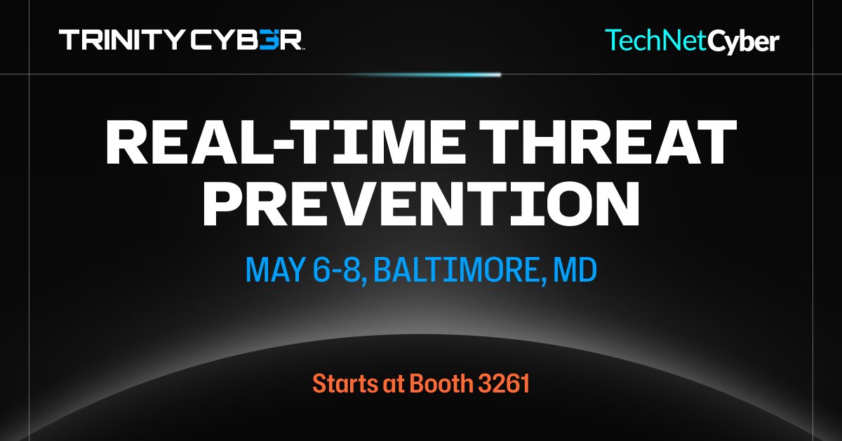 TrinityCyber's tweet image. We’re heading to @AFCEA International #TechNetCyber! Find us at Booth 3261 in Baltimore to see how Full Content Inspection (FCI) delivers real-time protection.