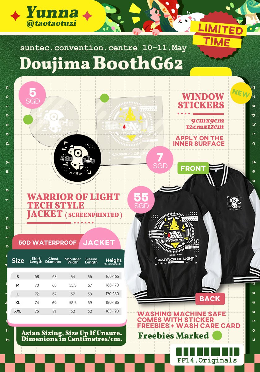 taotaotuzi's tweet image. RT🌻!
#Doujimasg Catalouge is up! ( 1/2 )
Mostly FF14 stuff with a bit of originals! 🍄
Pick up 🔗 in the next tweet!
#doujima2025