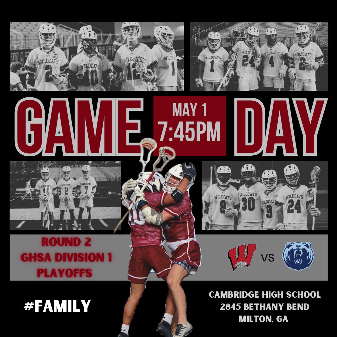 Whitewater HS Boys Lacrosse (@whslaxboys) on Twitter photo 🚨 Game Day - Round #2 - Division 1 State Playoffs vs Cambridge HS 🚨 #FAMILY <a href="/WHSAthletics_/">Whitewater High School Athletics</a> 🚨 Game Day - Round #2 - Division 1 State Playoffs vs Cambridge HS 🚨 #FAMILY <a href="/WHSAthletics_/">Whitewater High School Athletics</a>