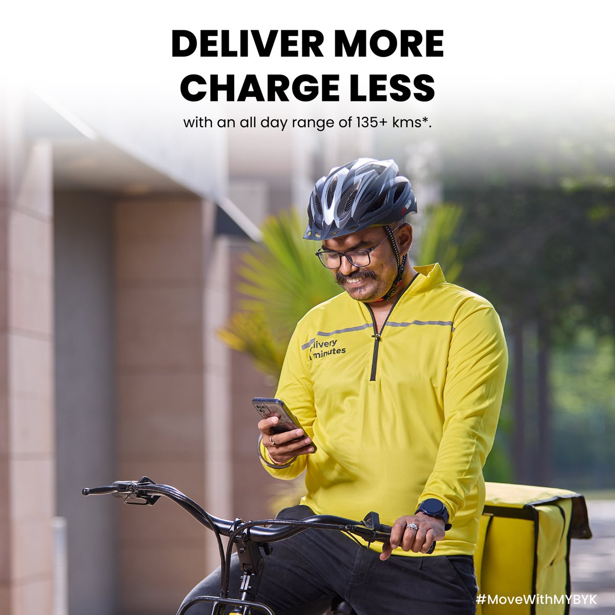 movewithmybyk's tweet photo. One charge. 135+ KM.

🚴‍♂️ GenZ Cycles = More deliveries, less charging

#MovewithMYBYK #Letsunlock https://t.co/ATjP2YZP1c
