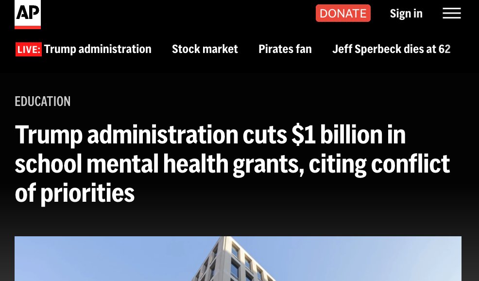 BREAKING: The Trump administration is canceling $1 BILLION in school mental health grants after uncovering how deeply they were tied to left-wing ideology.

A look at what the Biden-era funding really supported and why this move is long overdue:
