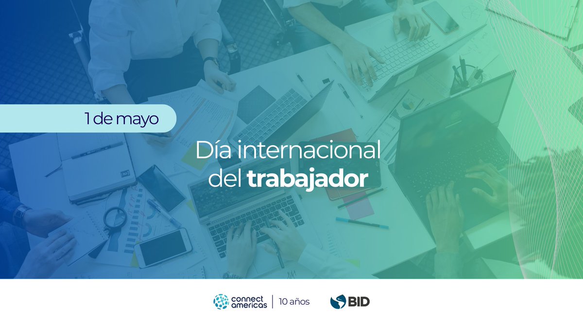 connectamericas's tweet image. En el #DiaInternacionalDelTrabajor, desde ConnectAmericas, celebramos el trabajo como motor de desarrollo social y económico, y reconocemos el esfuerzo diario de quienes emprenden, crean oportunidades y apuestan por el crecimiento de nuestra región.
🌎 En este día, reafirmamos…