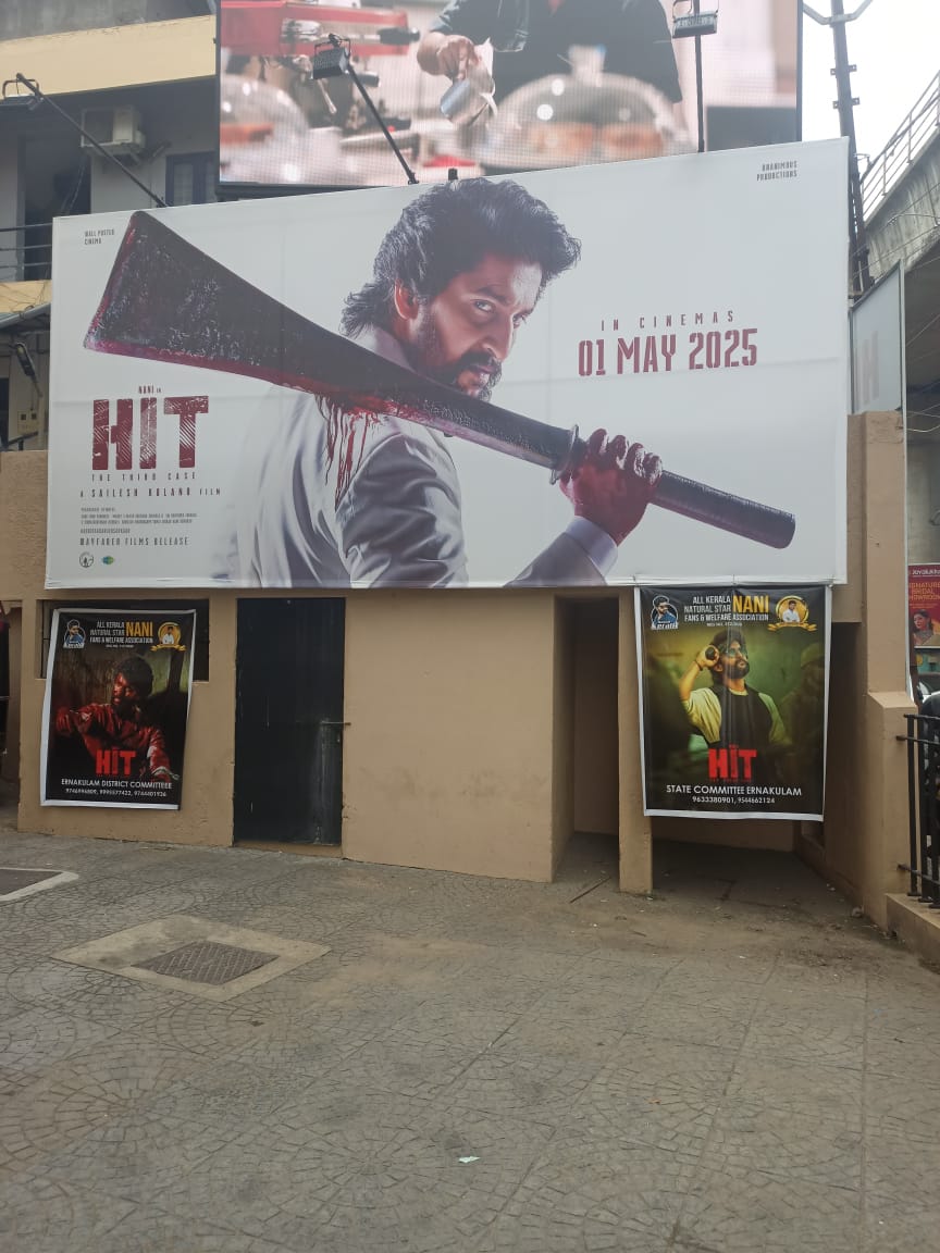 AKNFWA_'s tweet photo. Promises are meant to be kept. So we kept them.
We Organise #HIT3 first fans show in India was held in Kerala @ariesplex , Tvm at 6am for our Sarkaar @NameisNani Anna 🥰💪🏻

All Kerala Natural Star Nani fans &amp; Welfare Association
Since 2020 
#BlockBusterHIT3 https://t.co/25B5IRJEni