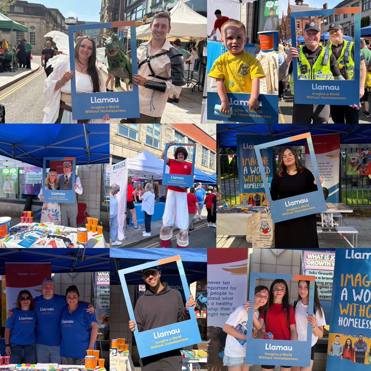 👏Great to be in Merthyr today for the Children’s Literature Festival organised by <a href="/SteveGeorge100/">Steve & George</a> 

☀The sun was shining bright as over 3,000 excited school children turned up for a day packed with engaging activities! 

<a href="/LlamauUK/">Llamau</a>