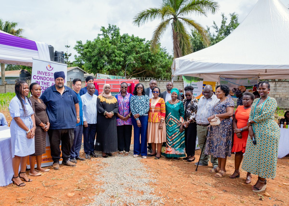 Today, I joined the African Women in Processing (AWIP) for the groundbreaking of Pilot Industrial Hub in Munyonyo. 
We laid a foundation for
transformative future where women are central to Africa's industrial rise, shaping value chains, building wealth and creating jobs.