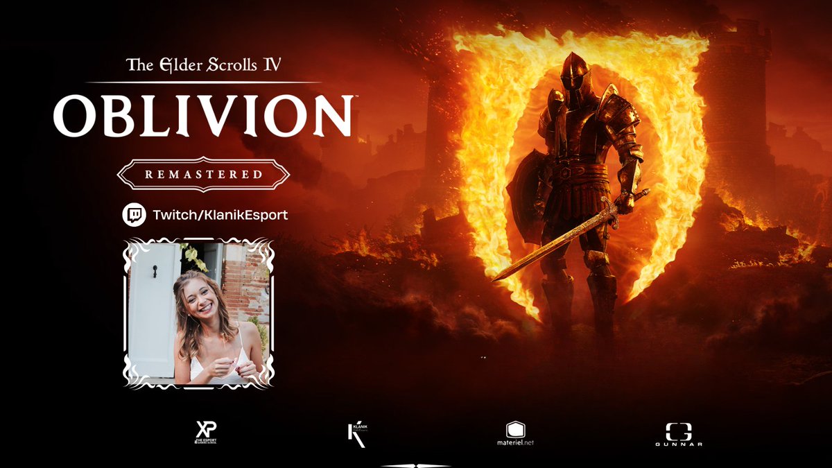 Rejoins <a href="/esqlcarla/">Carlita</a> en direct sur notre chaîne Twitch pour découvrir le remaster d’Oblivion !

📹 twitch.tv/klanik_esport