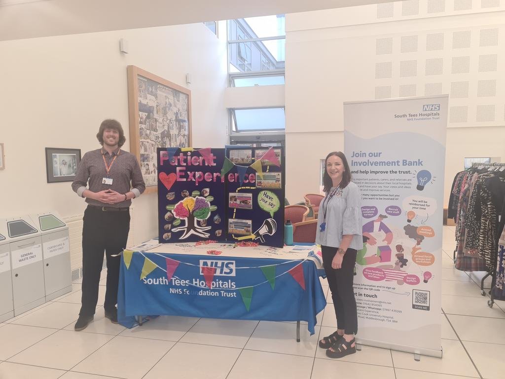 Fruitful day of obtaining feedback from our lovely patients in the atrium today 🌞