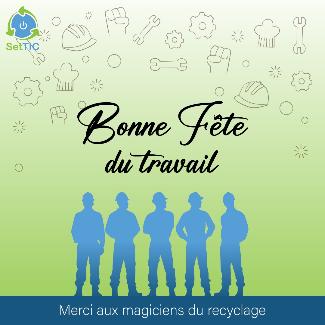 settic_sn's tweet photo. 🗑➡♻ De la poubelle au trésor : merci aux magiciens du déchet ! 🌱💪 Bonne Fête du Travail ! 🎊

📞 +221 33 842 02 08
✉contact@settic.sn
📍Lot 32 Sotrac Mermoz Pyrotechnie, Daka https://t.co/DqXXudi8xh