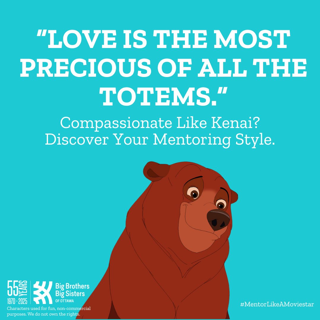 🎥Ready to guide and inspire like a legendary movie mentor?

Take our quiz to discover your mentoring style and learn how you can best support and empower a youth in Ottawa on their journey!

⭐Take the Quiz! &gt; quiz.tryinteract.com/#/67f4032f52dd…

#MentorLikeAMoviestar #BBBSO