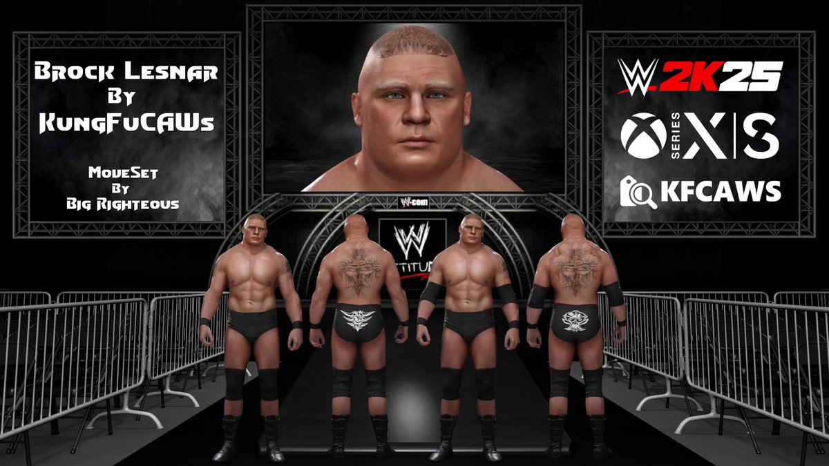 OG Brock Lesnar V2 By KungFuCAWs is now Uploaded.
MoveSet By <a href="/BigRighteous/">Big Righteous</a>
Search Tag: KFCAWS