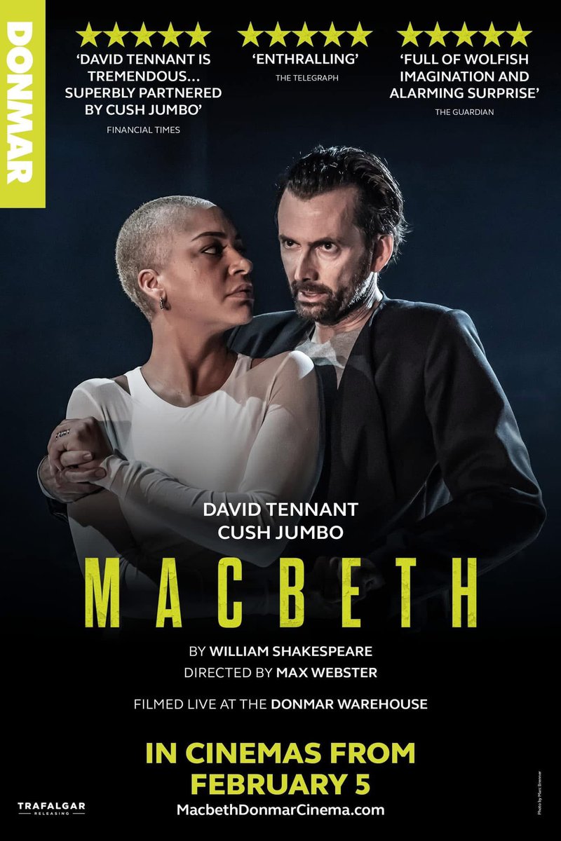 Aprovechando el feriado para ponerme al día con visionados pendientes!
#Macbeth #DavidTennant #CushJumbo