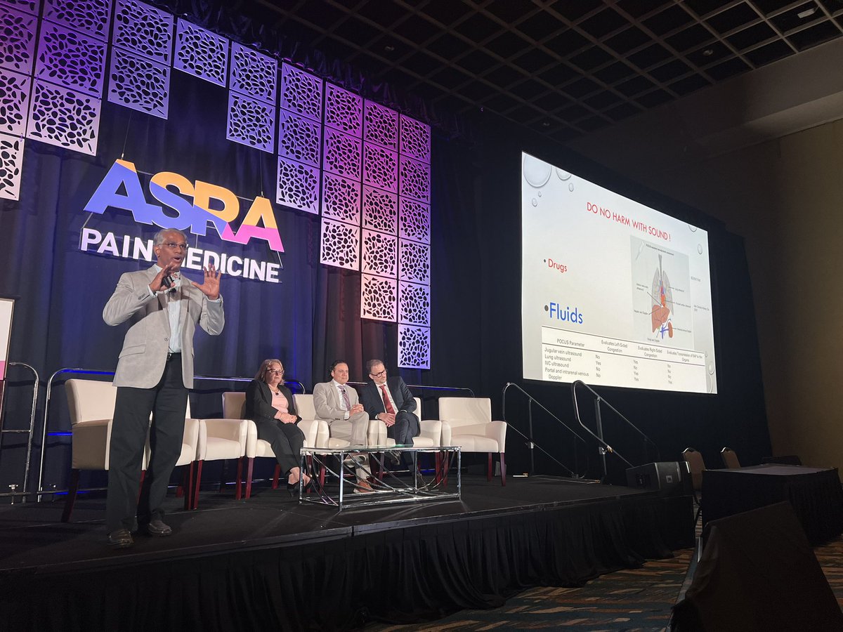 shaskinsMD's tweet photo. Honored to moderate the @ASRA_Society #ASRASPRING25 #ASRA50 Kick Off Session with this incredible group of #POCUS leaders‼️
Amazing Content: #GastricUS #EASYACLS #VolumeAssessment #VEXUS
@KalagaraHari @NibrasBughrara @PerlasAnahi @Ropivacaine @EMARIANOMD @dr_rajgupta @NarouzeMD https://t.co/p8YWDXH3CZ
