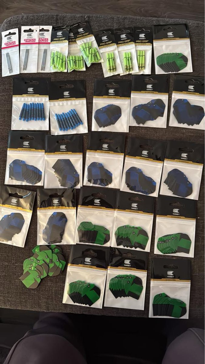 Thank you <a href="/lorraine180/">lorraine winstanley</a> and <a href="/TargetDarts/">Target Darts</a> for sending me out all of this