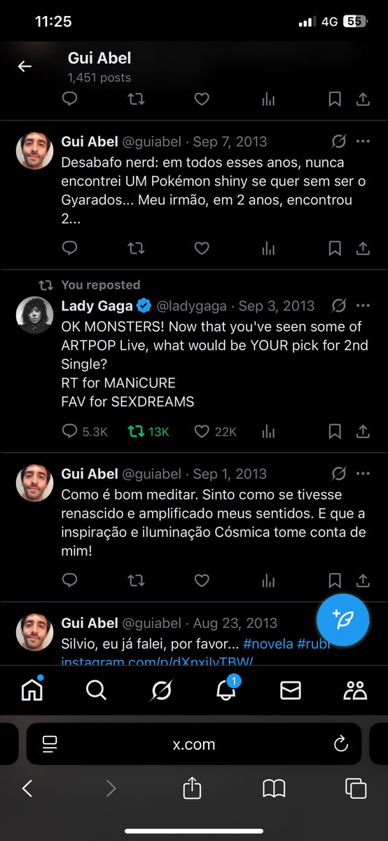 guiabel's tweet photo. Do passado… Retweetando Gaga https://t.co/9Vke1t4QfF