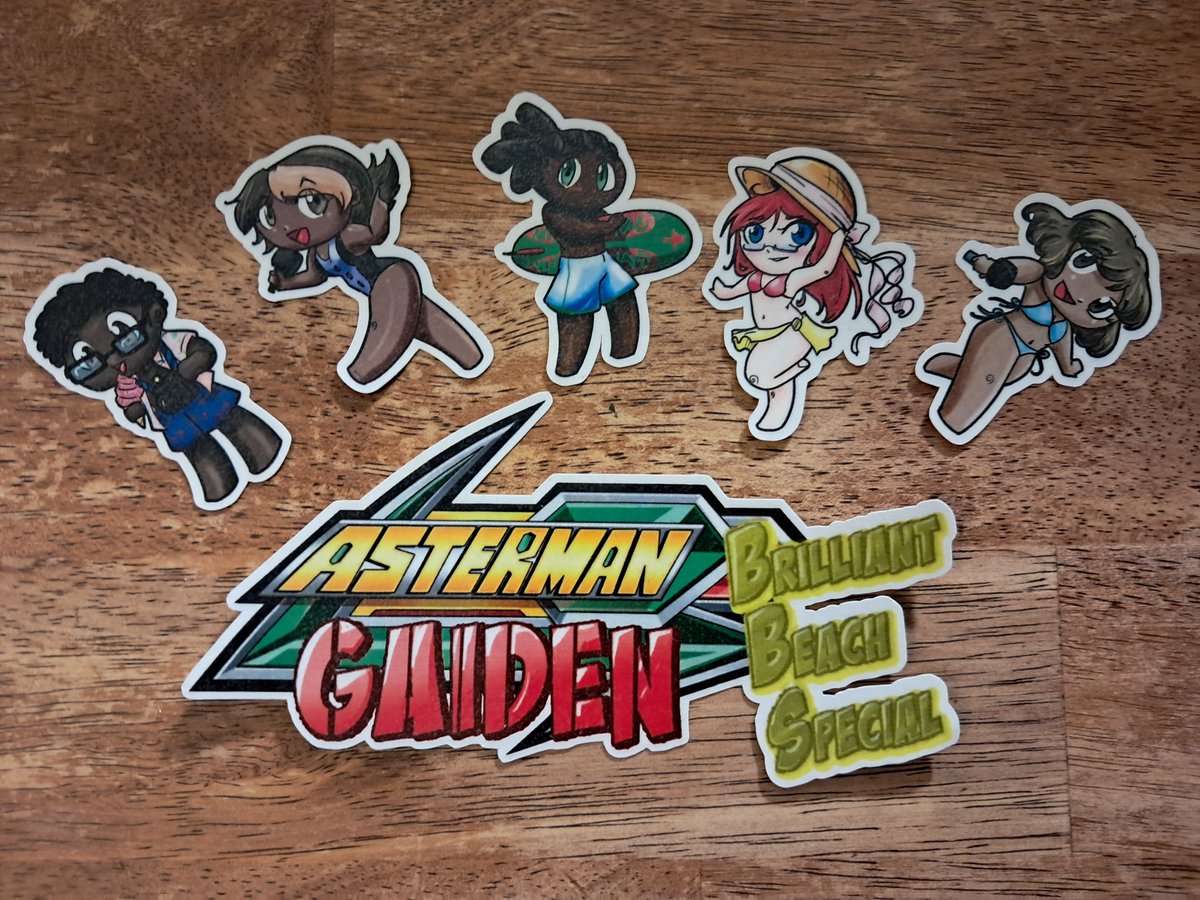 Don't wait to sign up!! Every backer gets a free chibi sticker and the more sign ups mean more sticker selection!