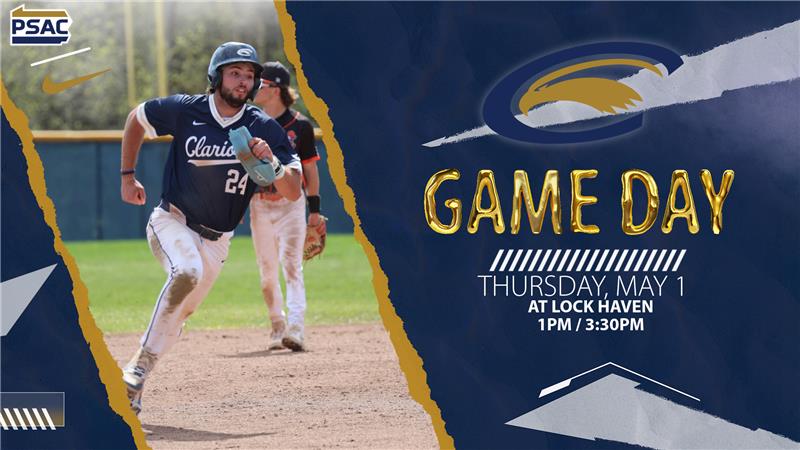 Clarion Golden Eagles (@clarioneagles) on Twitter photo The final series of the 2025 season kicks off today as <a href="/ClarionBaseball/">Clarion Baseball</a> takes on Lock Haven on the road:
π Lock Haven, PA
π 1 PM
π tinyurl.com/246vp54t
π₯ tinyurl.com/242yl998 The final series of the 2025 season kicks off today as <a href="/ClarionBaseball/">Clarion Baseball</a> takes on Lock Haven on the road:
π Lock Haven, PA
π 1 PM
π tinyurl.com/246vp54t
π₯ tinyurl.com/242yl998