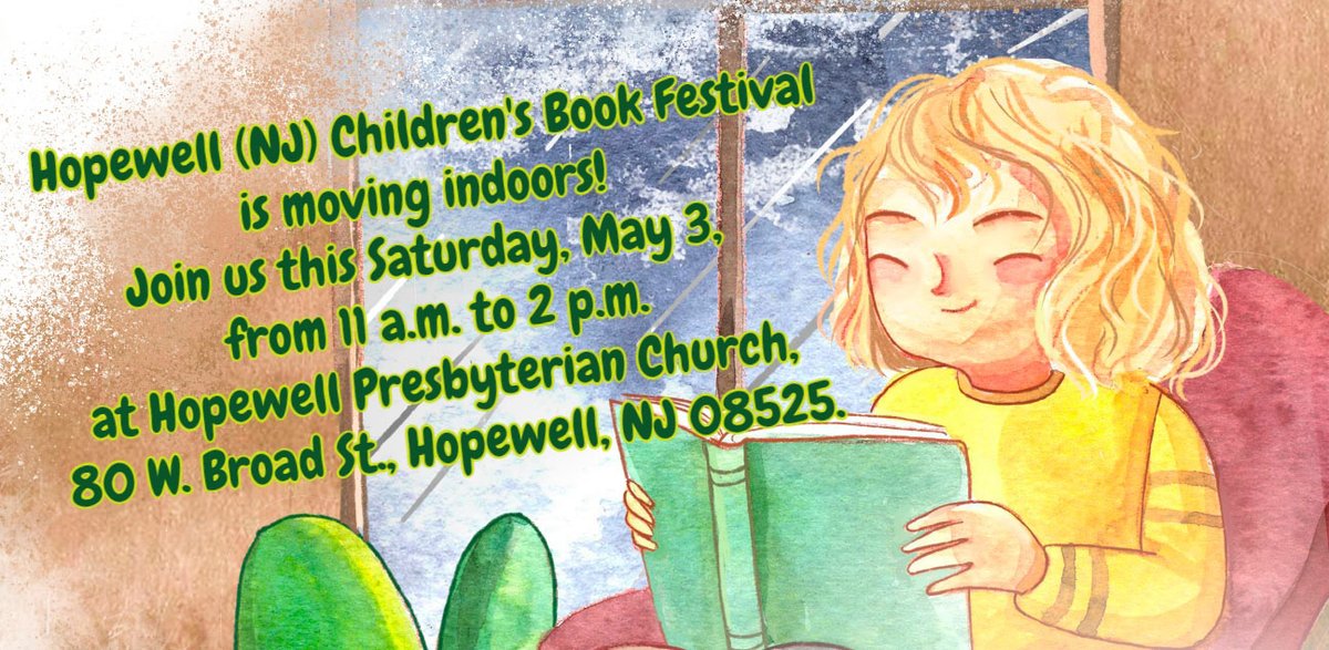 NB_Kennedy's tweet image. The Hopewell (NJ) Public Library's Children's Book Festival is moving indoors due to the forecast. This Saturday, May 3, we'll be at the Hopewell Presbyterian Church, 80 W. Broad St., Hopewell, NJ 08525. @NYRBooks @WWNortonLibrary #womenwinthevotebook nancybkennedy.com