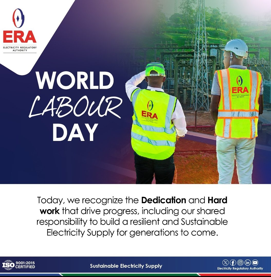 #LaborDay2025 
Present at Nakaale Grounds in Nakapiripirit District for the National Labor Day celebration, representing the Electricity Supply Industry, an essential enabler of the Government’s efforts under the Parish Development Model.