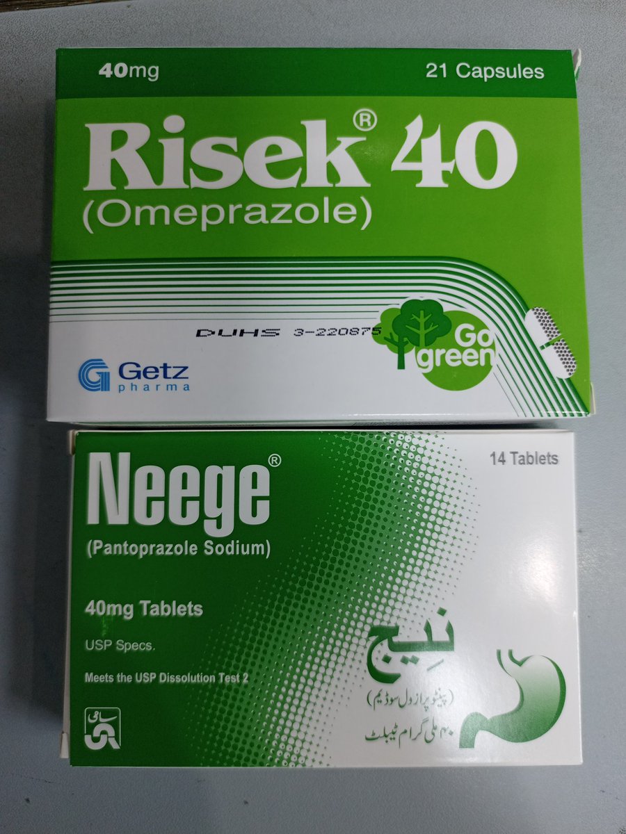 Difference between Omeprazole and Pantoprazole.? 🤔