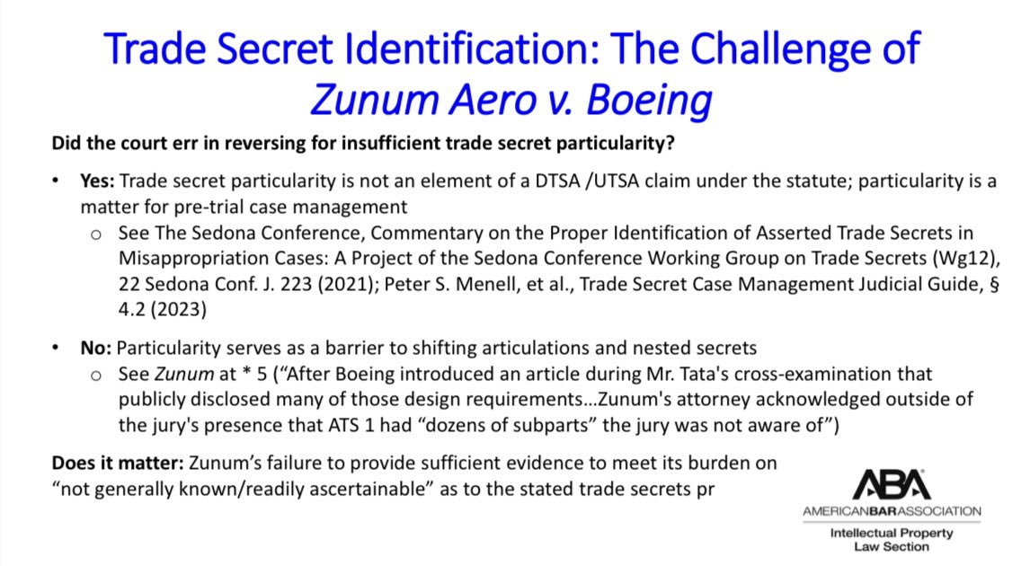 Weird facts make weird law…

Did the court get it right in Zunum Aero v. Boeing? 

#IPLSpring25