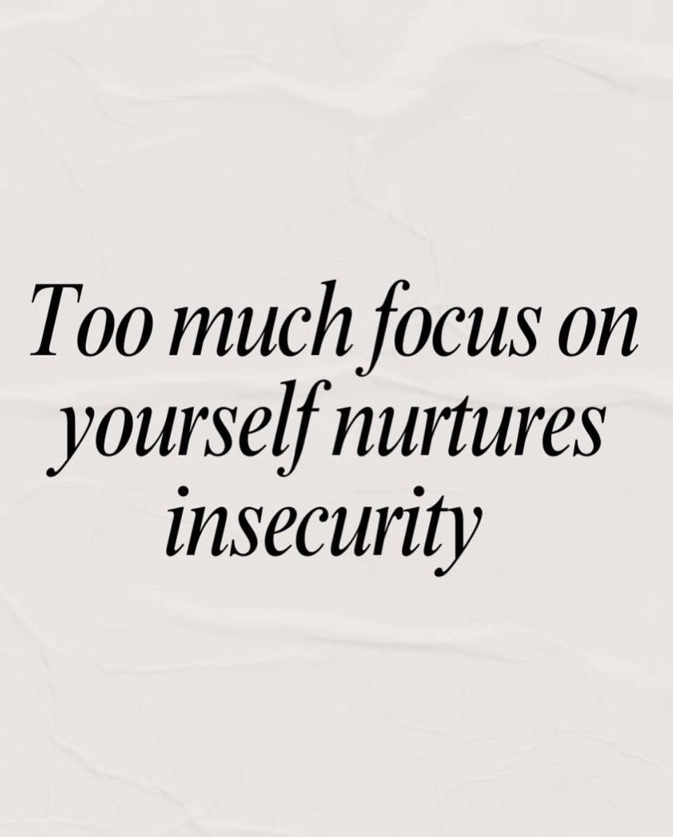 When our focus is inward it’s all about how we compare to others, what they have that we don’t, what we want versus what we don’t have.The most simple way to beat insecurity is to focus on serving others. It’s harder to compare yourself when you’re building and championing others