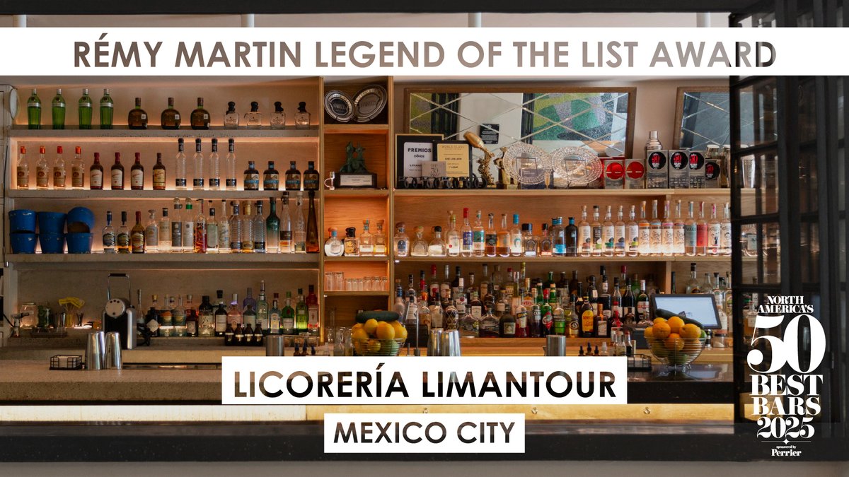 50BestBars (@50bestbars) on Twitter photo At No.9 and the winner of the inaugural Rémy Martin Legend Of The List Award in North America… from Mexico City, it’s Licorería Limantour! #NorthAmericas50Best #50BestBars <a href="/remymartinUS/">Rémy Martin Cognac US</a> At No.9 and the winner of the inaugural Rémy Martin Legend Of The List Award in North America… from Mexico City, it’s Licorería Limantour! #NorthAmericas50Best #50BestBars <a href="/remymartinUS/">Rémy Martin Cognac US</a>