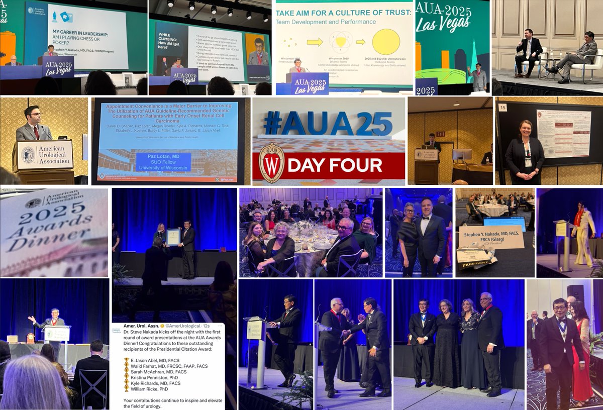 UW Urology (@wiscurology) on Twitter photo Looking back at the phenomenal #AUA25 meeting, we cannot be more proud of our incredible, inspiring Dept. Chair <a href="/NakadaSteve/">Steve Nakada</a> and the outstanding members of our <a href="/wiscurology/">UW Urology</a> team! Way to go, everyone!
#Urology #UroSoMe <a href="/AmerUrological/">Amer. Urol. Assn.</a> Looking back at the phenomenal #AUA25 meeting, we cannot be more proud of our incredible, inspiring Dept. Chair <a href="/NakadaSteve/">Steve Nakada</a> and the outstanding members of our <a href="/wiscurology/">UW Urology</a> team! Way to go, everyone!
#Urology #UroSoMe <a href="/AmerUrological/">Amer. Urol. Assn.</a>