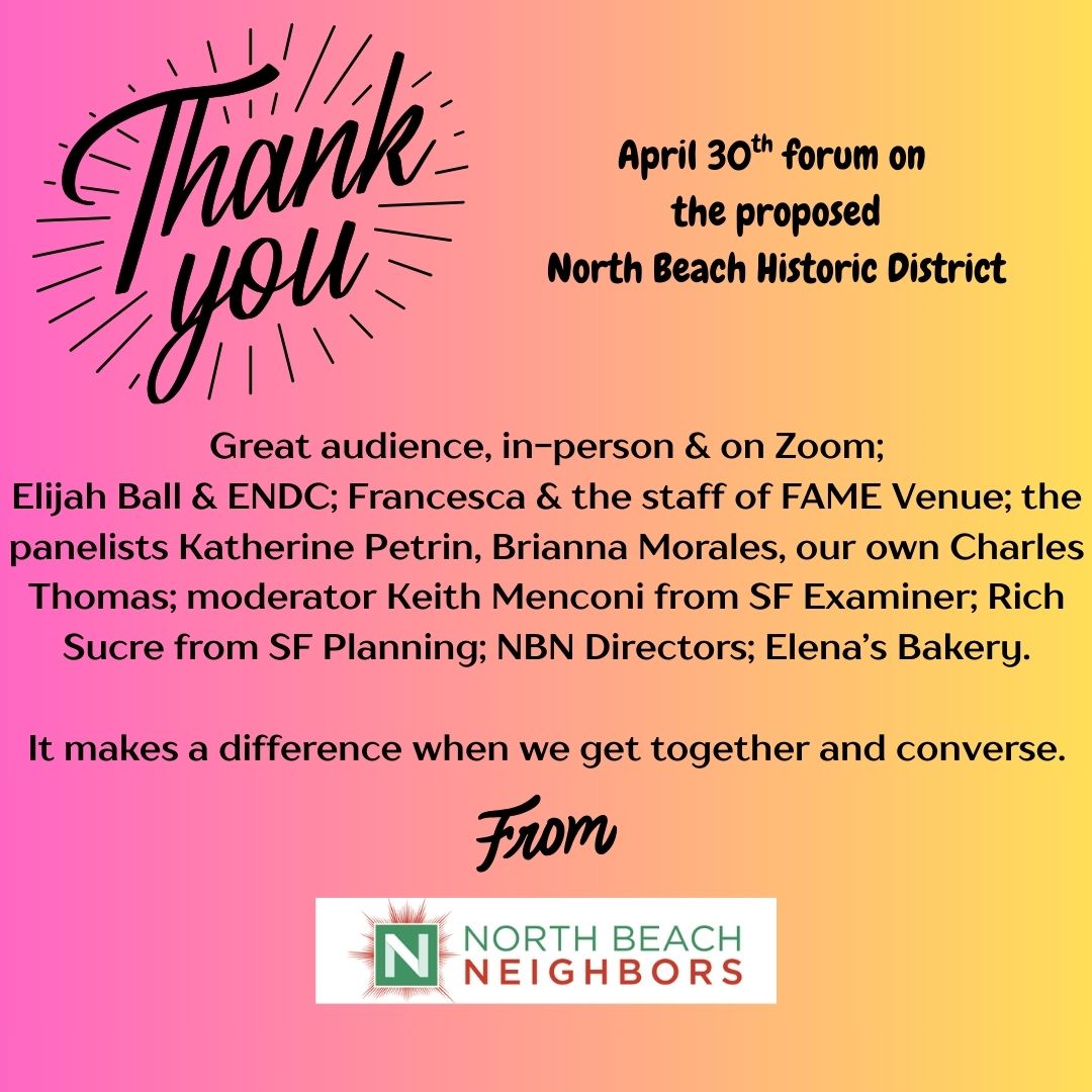 North Beach Neighbors tweet media