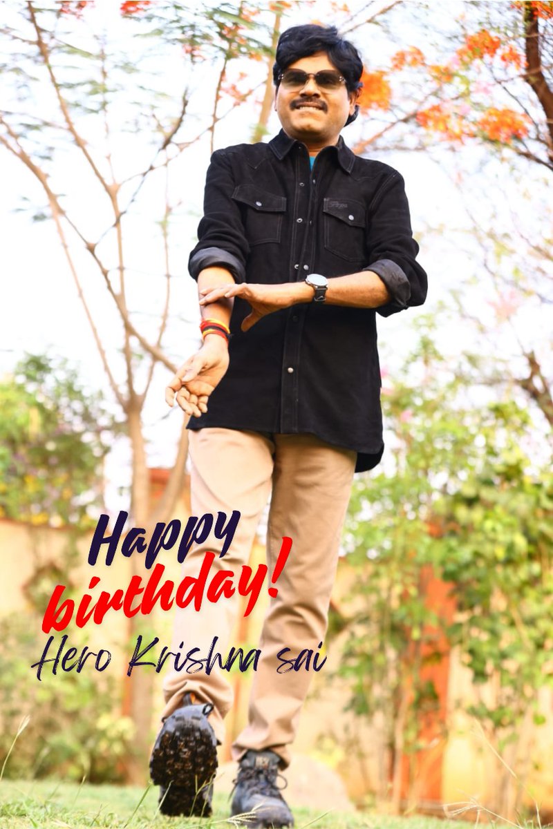 Wishing Happy Birthday to our Dynamic Hero <a href="/Herokrishnasai/">Krishna Sai Official</a> 💫❤️🎂 

#Herokrishnasai 
#Upcomingmovies
#dynamicherokrishnasai