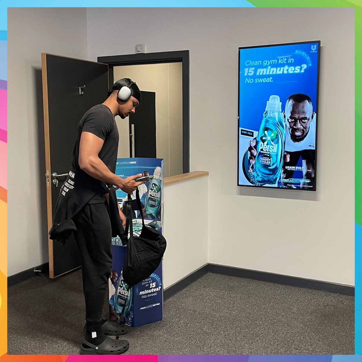 We collaborated with Mindshare &amp; GroupM OOH on a Unilever campaign in our fitness network, featuring digital posters + Persil Wonder Wash sampling. 15-min clean for busy gym-goers = perfect audience fit. Real product, real impact.
#PersilWonderWash #OOHAdvertising #BoomerangMedia